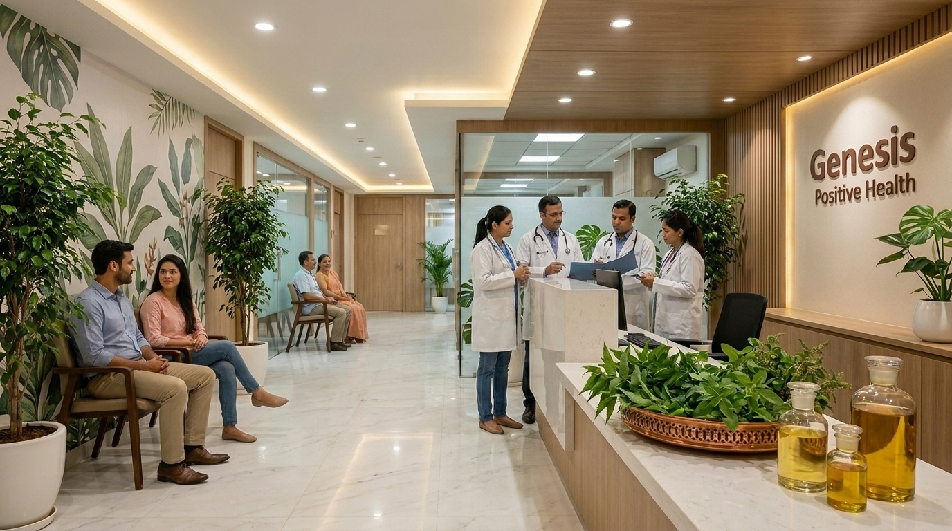Serene wellness interior
